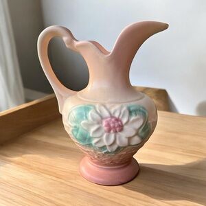 Vintage Hull Pottery WATER LILY Ewer 5.5”